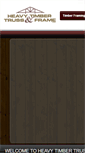 Mobile Screenshot of heavytimbers.com