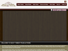 Tablet Screenshot of heavytimbers.com